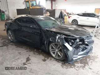 2017 Chevrolet Camaro 2LT with VIN 1G1FD1RS0H0105733, listed as a IAAI auction lot 41776977 with 77,687 mi miles. Bid and sale history available at carsss.com. Image 1.