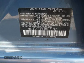 2021 Subaru Crosstrek Special Sports z VIN JF2GTHSCXMH376712, wystawiony jako IAAI lot #42622019 z przebiegiem 33 780 mil mil oraz . Historia ofert i sprzedaży dostępna na DreamBid. Obrazek 9.