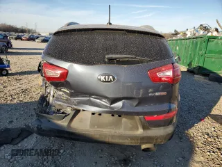 2013 Kia Sportage SX with VIN KNDPCCA61D7511496, listed as a Copart auction lot 87846595 with 171,733 mi miles and Salvage Title. Bid and sale history available at carsss.com. Image 6.