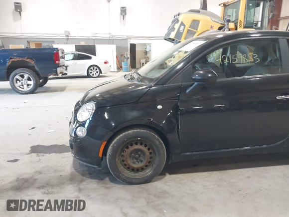 2013 FIAT 500 Pop with VIN 3C3CFFAR5DT515567, listed as a IAAI auction lot 42159883 with 187,433 mi miles. Bid and sale history available at carsss.com. Image 6.