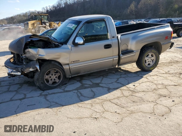 1999 Chevrolet Silverado 1500 LS with VIN 1GCEK14T8XZ141172, listed as a Copart auction lot 43923885 with 161,615 mi miles and Salvage Title. Bid and sale history available at carsss.com. Image 1.