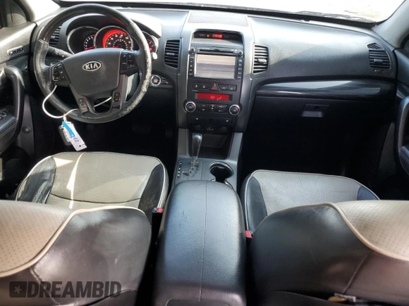 2013 Kia Sorento SX with VIN 5XYKWDA25DG384405, listed as a Copart auction lot 51338295 with 143,867 mi miles and Salvage Title. Bid and sale history available at carsss.com. Image 8.