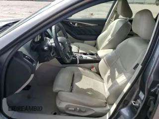 2015 Infiniti Q50 Premium with VIN JN1BV7AR7FM392009, listed as a Copart auction lot 55526505 with 110,884 mi miles and Salvage title. Bid and sale history available at DreamBid. Image 7.