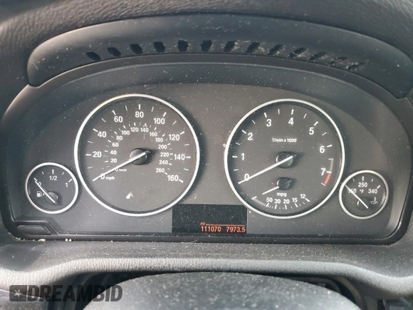 2016 BMW X3 sDrive28i with VIN 5UXWZ7C51G0M83555, listed as a Copart auction lot 87007234 with 111,070 mi miles and Salvage Title. Bid and sale history available at DreamBid. Image 9.