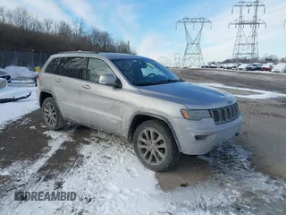 2016 Jeep Grand Cherokee Limited z VIN 1C4RJFBG7GC432188, wystawiony jako IAAI lot #41380156 z przebiegiem 142 954 mil mil oraz . Historia ofert i sprzedaży dostępna na DreamBid. Obrazek 1.