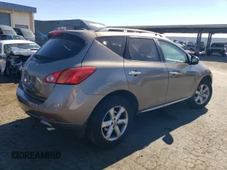 2009 Nissan Murano SL with VIN JN8AZ18U59W101461, listed as a Copart auction lot 71742834 with 184,088 mi miles and Salvage Title. Bid and sale history available at carsss.com. Image 3.