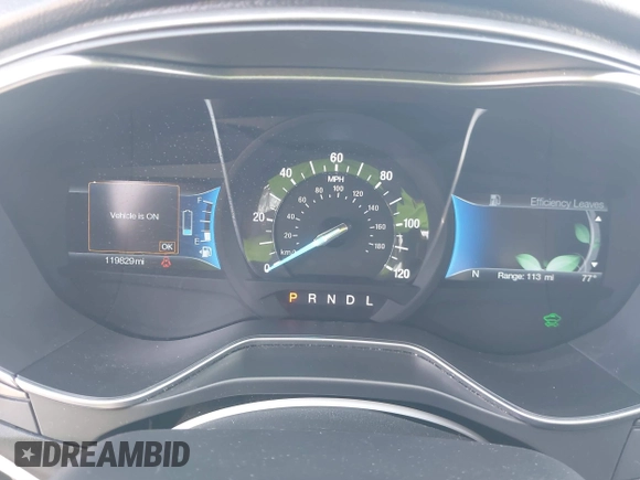 2017 Ford Fusion SE with VIN 3FA6P0PU9HR275687, listed as a IAAI auction lot 41839059 with 119,829 mi miles and . Bid and sale history available at carsss.com. Image 7.