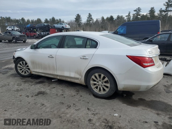 2015 Buick LaCrosse Leather with VIN 1G4GB5GR5FF191698, listed as a Copart auction lot 46157345 with 371,376 mi miles and Salvage Title. Bid and sale history available at DreamBid. Image 2.