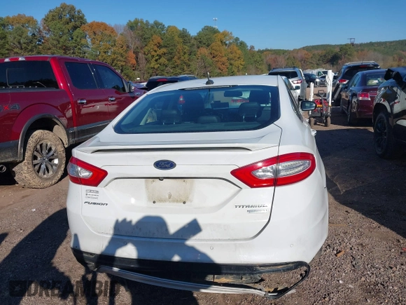 2016 Ford Fusion Titanium with VIN 3FA6P0K98GR150939, listed as a IAAI auction lot 40994523 with 144,051 mi miles. Bid and sale history available at carsss.com. Image 16.