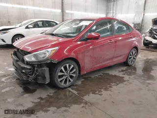 2017 Hyundai Accent SE with VIN KMHCT4AE7HU282529, listed as a IAAI auction lot 41528574 with 87,057 mi miles. Bid and sale history available at carsss.com. Image 2.