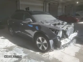 2016 Acura MDX with VIN 5FRYD4H27GB047346, listed as a Copart auction lot 88940245 with 90,593 mi miles and Salvage Title. Bid and sale history available at carsss.com. Image 4.