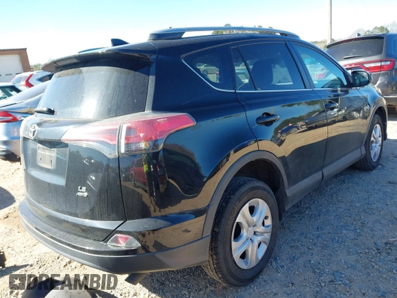 2017 Toyota RAV4 LE with VIN 2T3BFREV3HW645507, listed as a IAAI auction lot 41854391 with 199,272 mi miles. Bid and sale history available at carsss.com. Image 4.