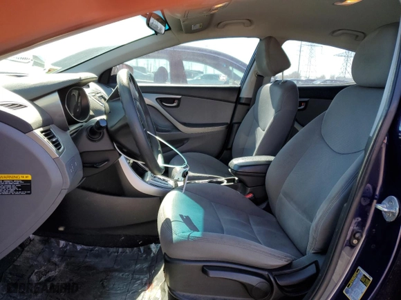 2012 Hyundai Elantra Limited with VIN 5NPDH4AE9CH083253, listed as a Copart auction lot 47805765 with 134,560 mi miles and Salvage Title. Bid and sale history available at carsss.com. Image 7.