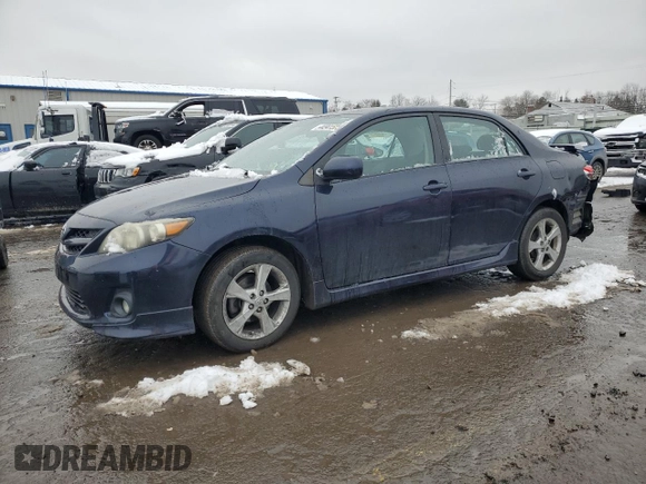 2011 Toyota Corolla L with VIN 2T1BU4EE9BC644226, listed as a Copart auction lot 44941525 with 78,612 mi miles and Salvage Title. Bid and sale history available at carsss.com. Image 1.