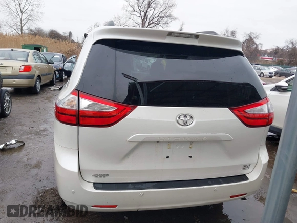 2015 Toyota Sienna Ltd with VIN 5TDDK3DC9FS115784, listed as a IAAI auction lot 41355934 with 125,675 mi miles. Bid and sale history available at carsss.com. Image 16.