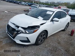 2022 Nissan Sentra SV with VIN 3N1AB8CV5NY299764, listed as a IAAI auction lot 42020411 with 41,171 mi miles and . Bid and sale history available at DreamBid. Image 2.