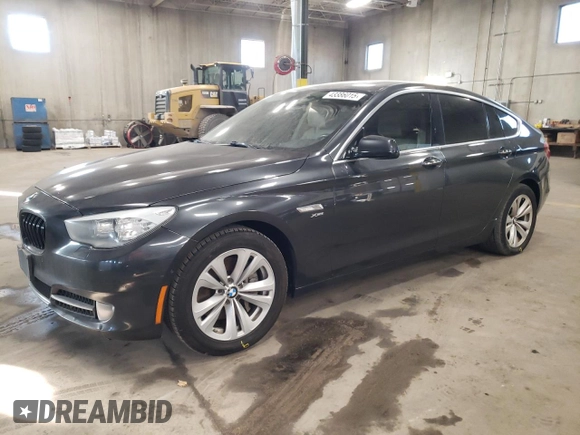 2012 BMW 5 Series GT 535i Gran Turismo xDrive with VIN WBASP2C57CC338888, listed as a Copart auction lot 43386015 with 203,085 mi miles and Salvage Title. Bid and sale history available at DreamBid. Image 1.
