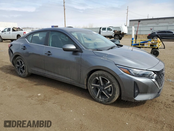 2024 Nissan Sentra SV with VIN 3N1AB8CV7RY270837, listed as a Copart auction lot 51293725 with 18,937 mi miles and Salvage Title. Bid and sale history available at DreamBid. Image 4.