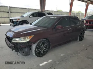 2016 Honda Accord Sport z VIN 1HGCR2F52GA116047, wystawiony jako Copart lot #54712365 z przebiegiem 124 124 mil mil oraz Nie do naprawy • Non repairable. Historia ofert i sprzedaży dostępna na DreamBid. Obrazek 1.