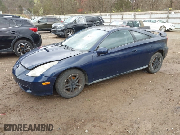 2002 Toyota Celica GT with VIN JTDDR32T320142846, listed as a IAAI auction lot 41825592 with 146,485 mi miles and . Bid and sale history available at carsss.com. Image 2.