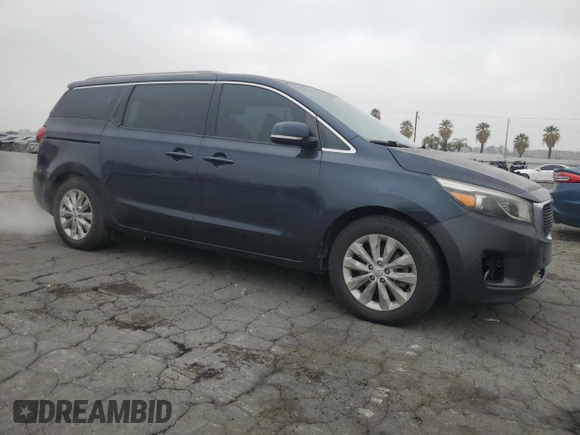 2015 Kia Sedona SX with VIN KNDMC5C17F6036445, listed as a Copart auction lot 43666375 with 143,470 mi miles and Clean Title. Bid and sale history available at carsss.com. Image 4.