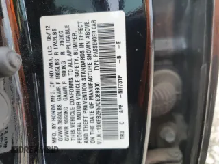 2012 Honda Civic LX with VIN 19XFB2F57CE069900, listed as a Copart auction lot 51695095 with 156,382 mi miles and Salvage Title. Bid and sale history available at DreamBid. Image 13.