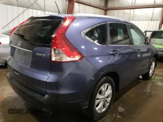 2013 Honda CR-V EX-L with VIN 2HKRM4H72DH667407, listed as a Copart auction lot 51111705 with 170,397 mi miles and Salvage Title. Bid and sale history available at carsss.com. Image 3.