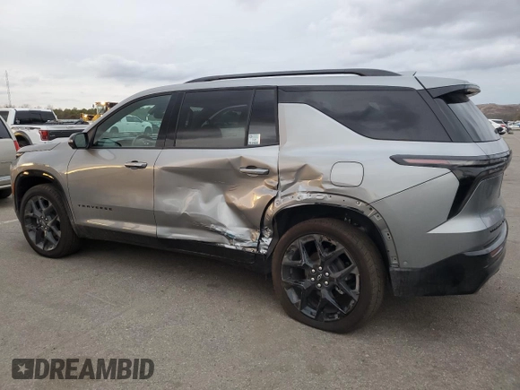 2024 Chevrolet Traverse AWD RS with VIN 1GNEVLKS2RJ155199, listed as a Copart auction lot 78870494 with 6,491 mi miles and Salvage Title. Bid and sale history available at carsss.com. Image 2.