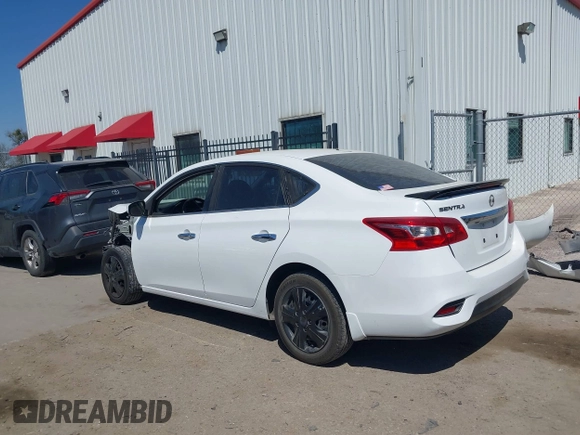 2019 Nissan Sentra S with VIN 3N1AB7AP5KY203397, listed as a IAAI auction lot 41783825 with 101,587 mi miles. Bid and sale history available at carsss.com. Image 15.