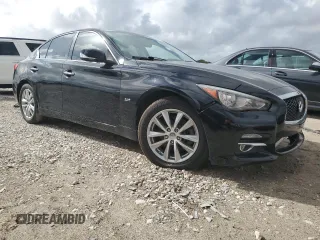 2017 Infiniti Q50 2.0t Sport with VIN JN1CV7AR2HM680043, listed as a Copart auction lot 85490104 with 115,485 mi miles and Clean Title. Bid and sale history available at carsss.com. Image 4.