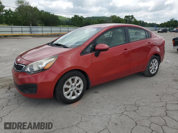 2013 Kia Rio EX with VIN KNADN4A39D6295795, listed as a Copart auction lot 56565145 with 108,074 mi miles and Clean title. Bid and sale history available at DreamBid. Image 1.