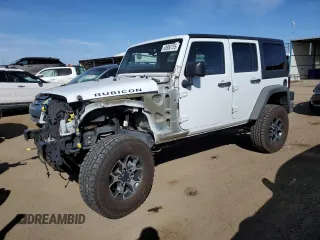 2016 Jeep Wrangler Unlimited Rubicon with VIN 1C4HJWFG6GL315448, listed as a Copart auction lot 48980755 with 111,612 mi miles and Salvage title. Bid and sale history available at DreamBid. Image 1.