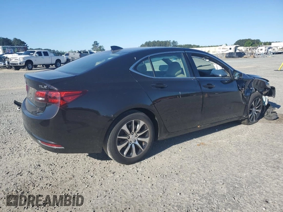 2015 Acura TLX with VIN 19UUB1F38FA014400, listed as a Copart auction lot 53042475 with Not provided miles and Salvage title. Bid and sale history available at DreamBid. Image 3.