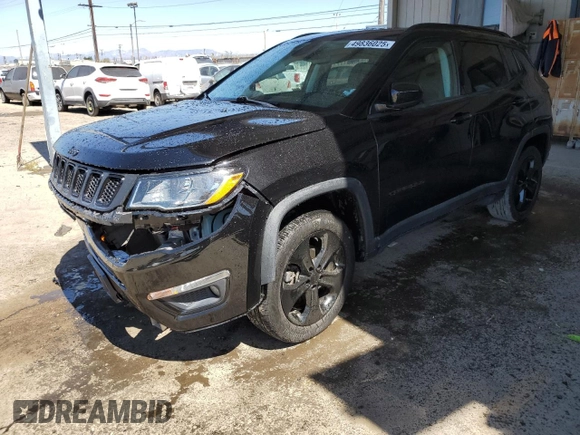 2019 Jeep Compass Altitude с VIN 3C4NJDBB0KT674695, выставлен на аукционе Copart как лот 49836025 с пробегом 52 089 миль миль и Списание • Salvage title. История ставок и продаж доступна на DreamBid. Изображение 1.