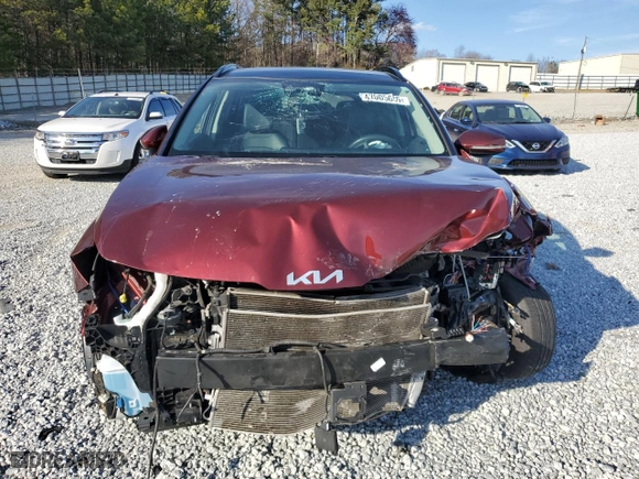 2023 Kia Sportage SX with VIN 5XYK43AF2PG102552, listed as a Copart auction lot 47005655 with 91,001 mi miles and Salvage Title. Bid and sale history available at carsss.com. Image 5.
