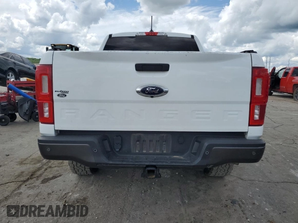 2022 Ford Ranger XL with VIN 1FTER4EH3NLD09405, listed as a Copart auction lot 55396315 with 66,501 mi miles and Salvage title. Bid and sale history available at DreamBid. Image 6.