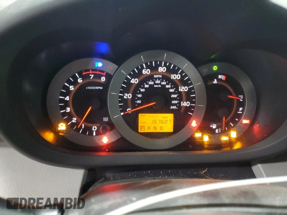2010 Toyota RAV4 Ltd with VIN JTMDK4DV4AD015667, listed as a Copart auction lot 52494325 with 157,607 mi miles and Salvage Title. Bid and sale history available at carsss.com. Image 9.
