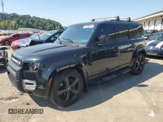 2022 Land Rover Defender with VIN SALEWERU0N2087281, listed as a Copart auction lot 67636814 with 25,546 mi miles and Salvage title. Bid and sale history available at DreamBid. Image 1.