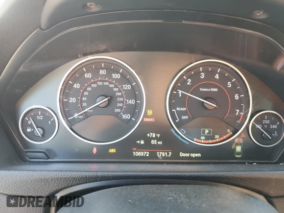 2017 BMW 3 Series 330i xDrive with VIN WBA8D9C38HA005368, listed as a Copart auction lot 52611265 with 106,972 mi miles and Salvage title. Bid and sale history available at DreamBid. Image 9.
