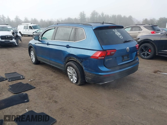 2019 Volkswagen Tiguan SE with VIN 3VV2B7AX4KM017280, listed as a IAAI auction lot 41786487 with 119,949 mi miles and . Bid and sale history available at DreamBid. Image 3.