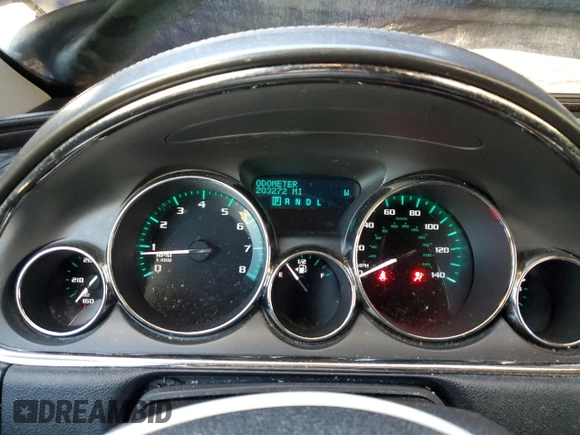 2015 Buick Enclave Leather with VIN 5GAKVBKD0FJ390415, listed as a Copart auction lot 82709274 with 203,272 mi miles and Salvage Title. Bid and sale history available at carsss.com. Image 9.