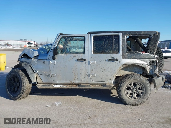 2008 Jeep Wrangler Unlimited Sahara with VIN 1J4GA59108L512527, listed as a IAAI auction lot 41625750 with 176,027 mi miles and . Bid and sale history available at DreamBid. Image 14.