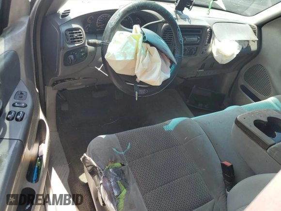 2003 Ford F-150 XL with VIN 2FTRX07273CA03355, listed as a Copart auction lot 58296505 with Not provided miles and Salvage title. Bid and sale history available at DreamBid. Image 8.