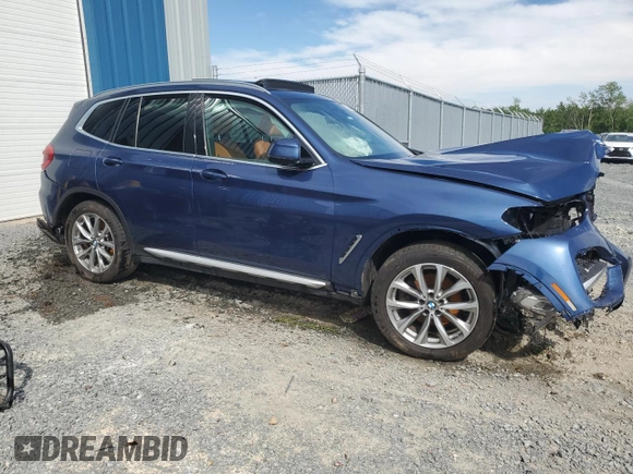 2019 BMW X3 xDrive30i with VIN 5UXTR9C5XKLD93135, listed as a Copart auction lot 62034204 with 0 mi miles and Salvage Title. Bid and sale history available at carsss.com. Image 4.