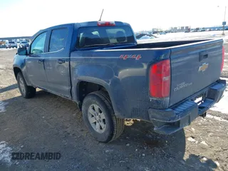 2020 Chevrolet Colorado 4WD Work Truck with VIN 1GCGTBEN6L1137562, listed as a IAAI auction lot 41377439 with 43,124 mi miles and . Bid and sale history available at DreamBid. Image 3.