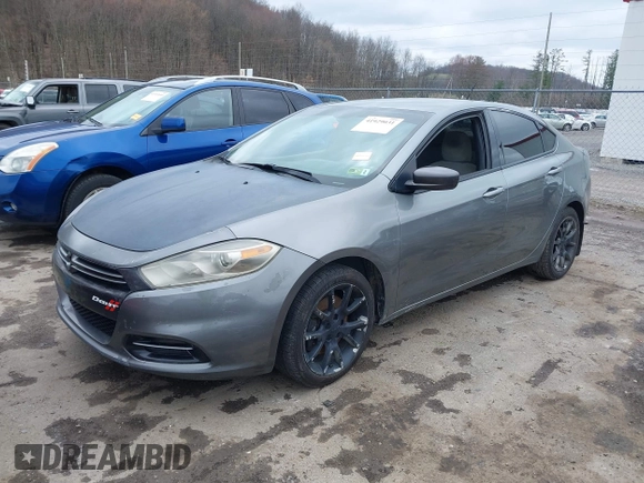 2013 Dodge Dart Rallye with VIN 1C3CDFBH5DD700784, listed as a IAAI auction lot 41929031 with 168,736 mi miles. Bid and sale history available at carsss.com. Image 2.
