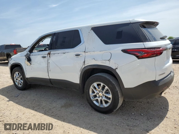 2023 Chevrolet Traverse LS with VIN 1GNERLKW7PJ272541, listed as a Copart auction lot 50503305 with 12,234 mi miles and Clean Title. Bid and sale history available at carsss.com. Image 2.