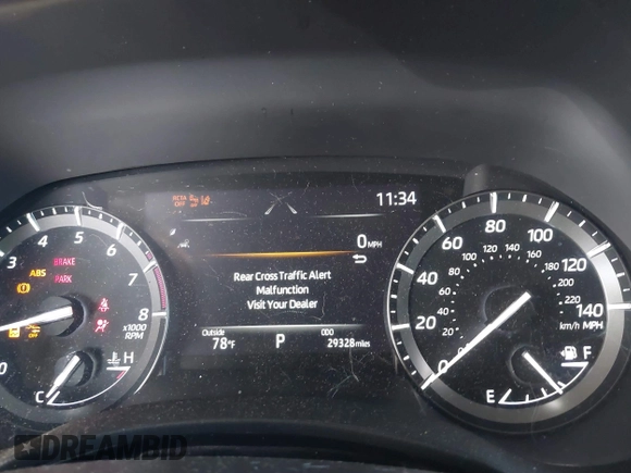 2021 Toyota Highlander XSE with VIN 5TDLZRBH6MS082409, listed as a IAAI auction lot 40172495 with 29,328 mi miles and . Bid and sale history available at DreamBid. Image 7.
