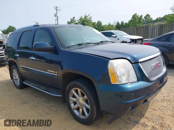 2007 GMC Yukon Denali z VIN 1GKFK63847J313456, wystawiony jako IAAI lot #42360981 z przebiegiem 179 670 mil mil oraz . Historia ofert i sprzedaży dostępna na DreamBid. Obrazek 1.