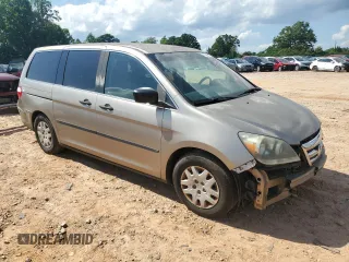 2007 Honda Odyssey LX with VIN 5FNRL38287B080407, listed as a Copart auction lot 57436115 with 238,333 mi miles and Salvage title. Bid and sale history available at DreamBid. Image 4.